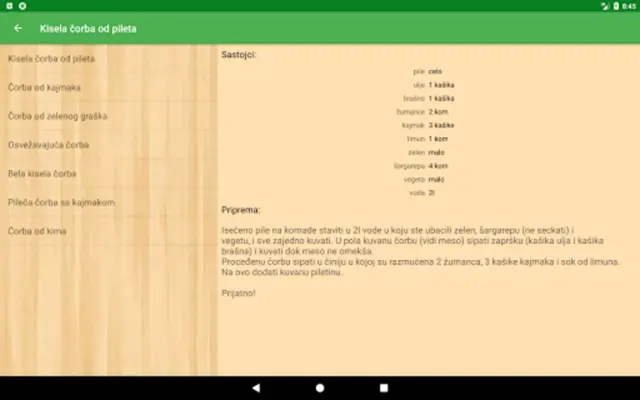 Bakini Brzi Recepti android App screenshot 1